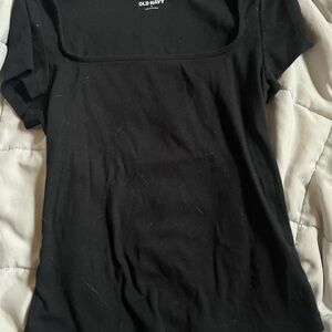 Old Navy Women's Classic Black Short Sleeve Top
